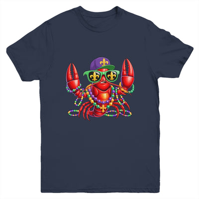 Funny Mardi Gras Carnival Beads Crawfish New Orleans Kids Youth Shirt | siriusteestore