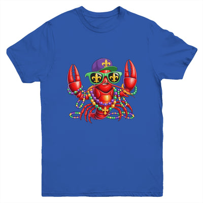 Funny Mardi Gras Carnival Beads Crawfish New Orleans Kids Youth Shirt | siriusteestore