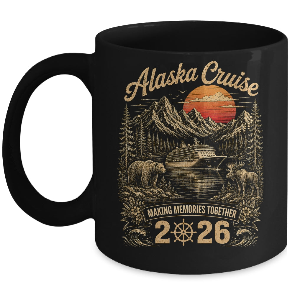 Funny Matching Family Friends Group Alaska Cruise 2026 Mug | siriusteestore