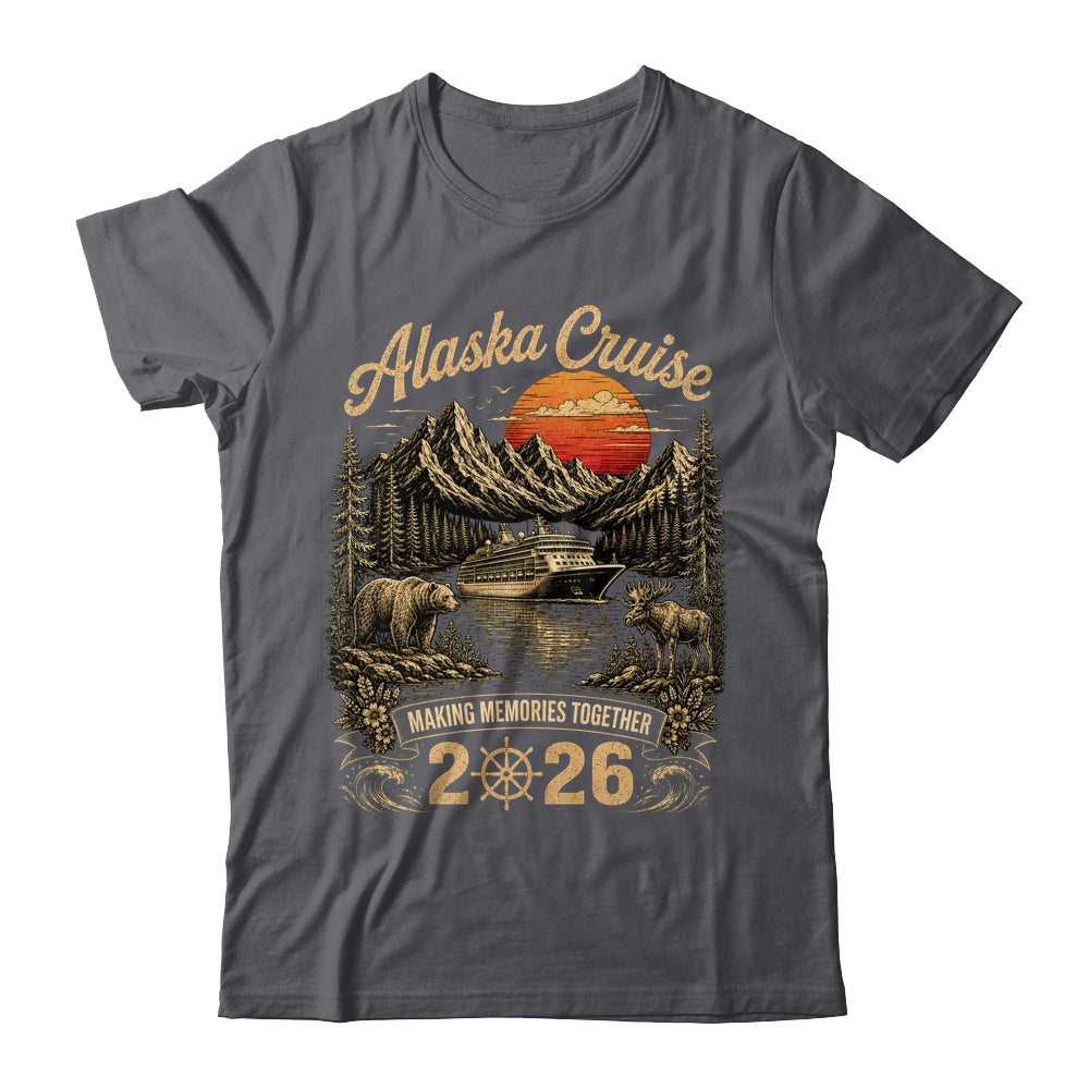 Funny Matching Family Friends Group Alaska Cruise 2026 Shirt & Hoodie | siriusteestore