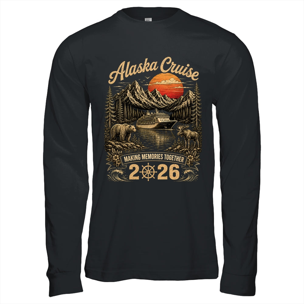 Funny Matching Family Friends Group Alaska Cruise 2026 Shirt & Hoodie | siriusteestore