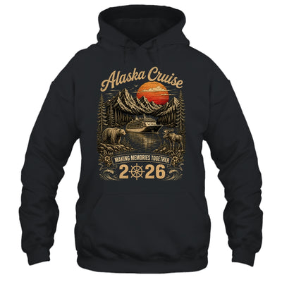 Funny Matching Family Friends Group Alaska Cruise 2026 Shirt & Hoodie | siriusteestore