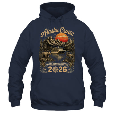 Funny Matching Family Friends Group Alaska Cruise 2026 Shirt & Hoodie | siriusteestore