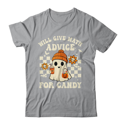 Funny Math Teacher Halloween Ghost Costume Math Lover Woman Shirt & Hoodie | siriusteestore