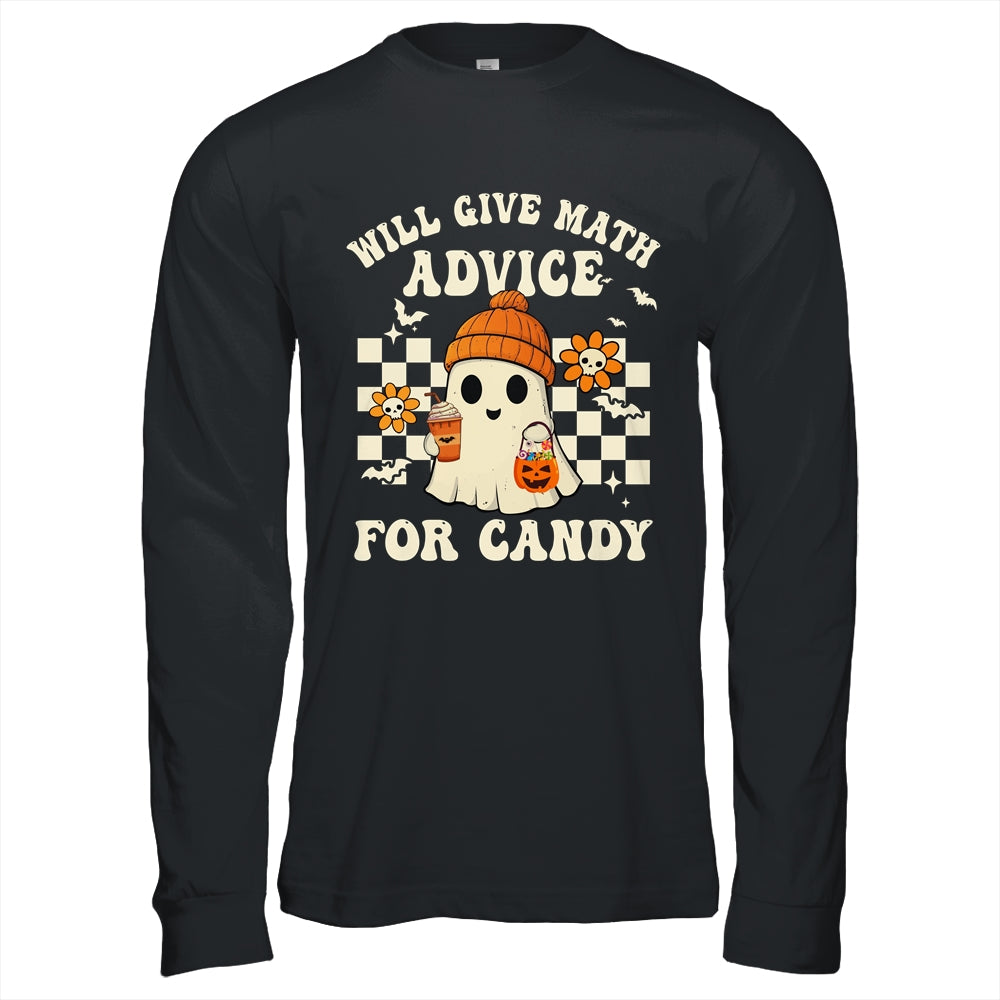 Funny Math Teacher Halloween Ghost Costume Math Lover Woman Shirt & Hoodie | siriusteestore