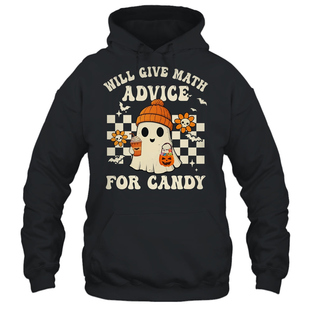 Funny Math Teacher Halloween Ghost Costume Math Lover Woman Shirt & Hoodie | siriusteestore