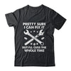 Funny Mechanic For Men Dad Fix It Cuss Whole Time Mechanic Shirt & Hoodie | siriusteestore