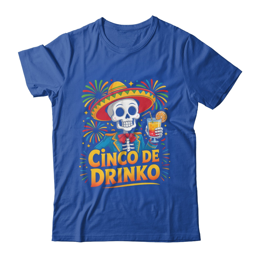 Funny Mexican Cinco De Drinko Cinco De Mayo Fiesta Outfit Shirt & Tank Top | siriusteestore