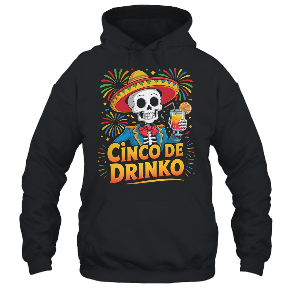 Funny Mexican Cinco De Drinko Cinco De Mayo Fiesta Outfit Shirt & Tank Top | siriusteestore