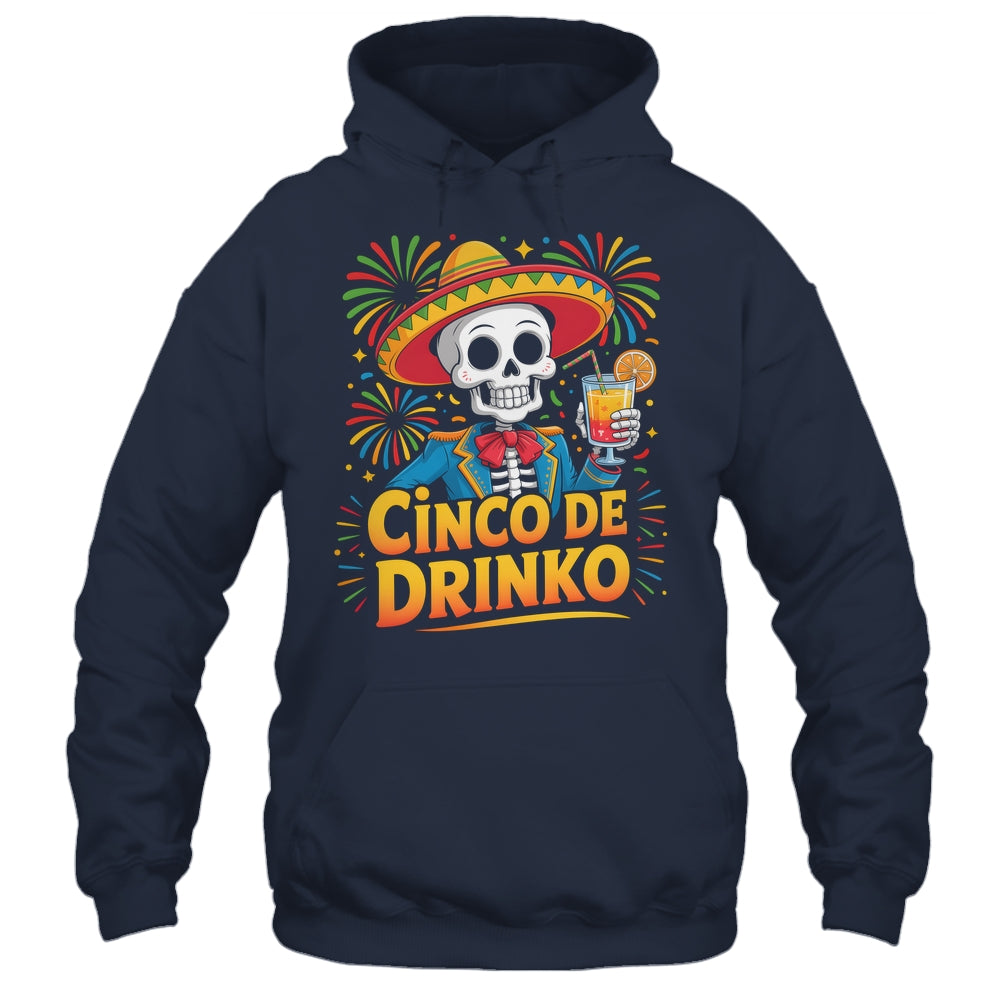 Funny Mexican Cinco De Drinko Cinco De Mayo Fiesta Outfit Shirt & Tank Top | siriusteestore