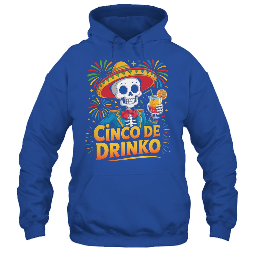 Funny Mexican Cinco De Drinko Cinco De Mayo Fiesta Outfit Shirt & Tank Top | siriusteestore
