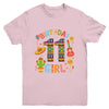 Funny Mexican Party 11th Birthday Girl Fiesta 11 Year Old Youth Shirt | siriusteestore