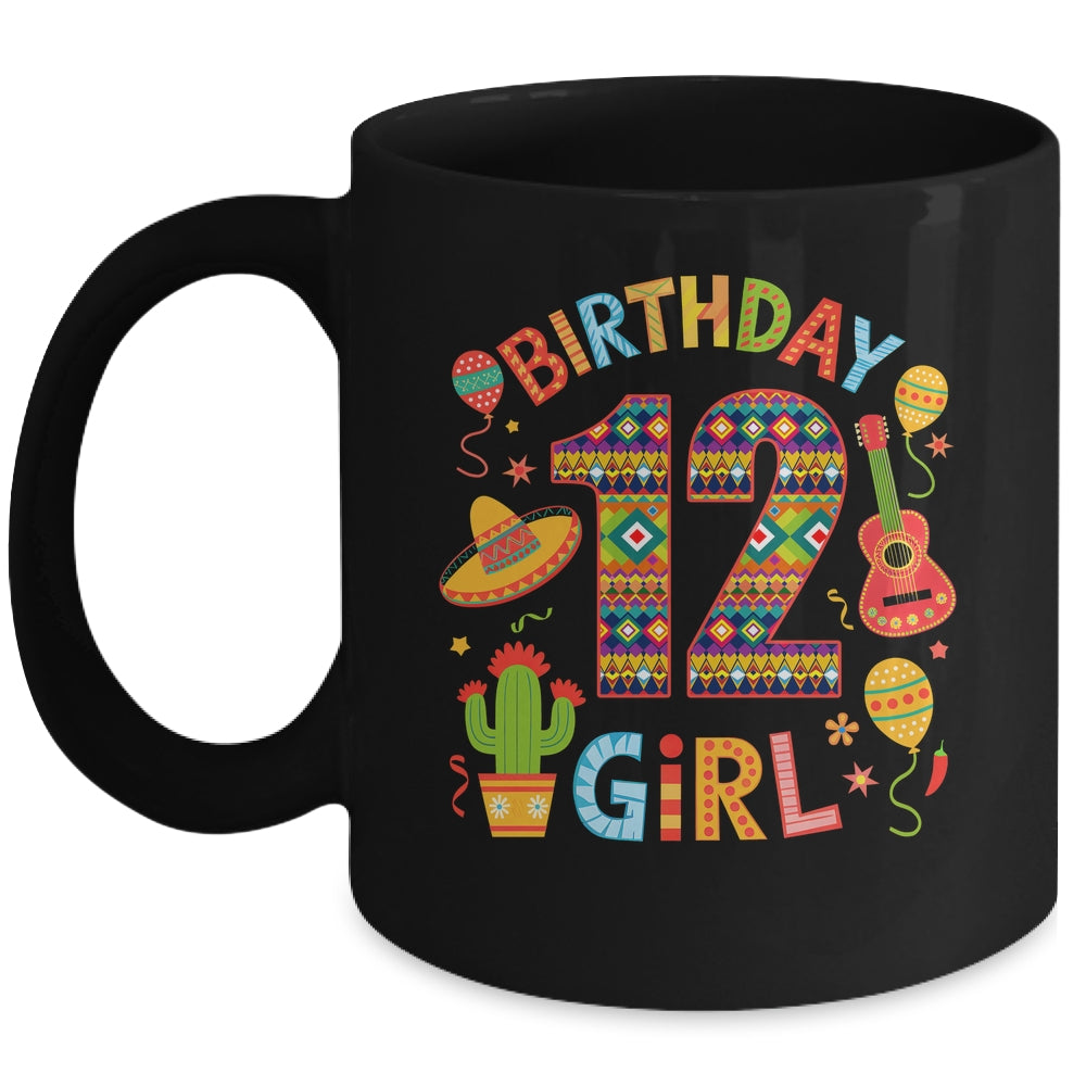 Funny Mexican Party 12th Birthday Girl Fiesta 12 Year Old Mug | siriusteestore