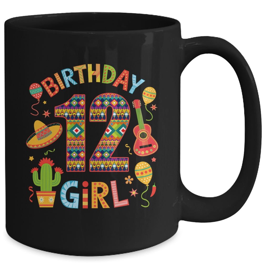 Funny Mexican Party 12th Birthday Girl Fiesta 12 Year Old Mug | siriusteestore