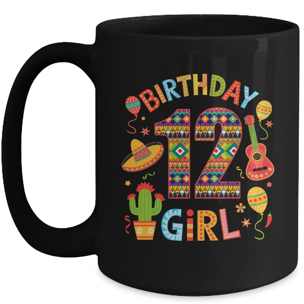 Funny Mexican Party 12th Birthday Girl Fiesta 12 Year Old Mug | siriusteestore
