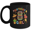 Funny Mexican Party 8th Birthday Girl Fiesta 8 Year Old Mug | siriusteestore