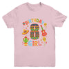 Funny Mexican Party 8th Birthday Girl Fiesta 8 Year Old Youth Shirt | siriusteestore