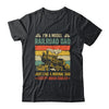 Funny Model Railroad Train Cool Dad Fathers Day Retro Shirt & Hoodie | siriusteestore