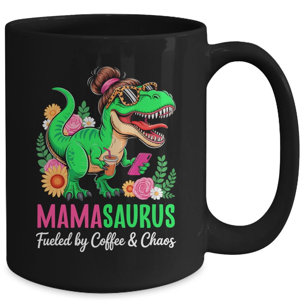 Funny Mom Dinosaur T-Rex Mothers Day Mommy Mamasaurus Mug | siriusteestore