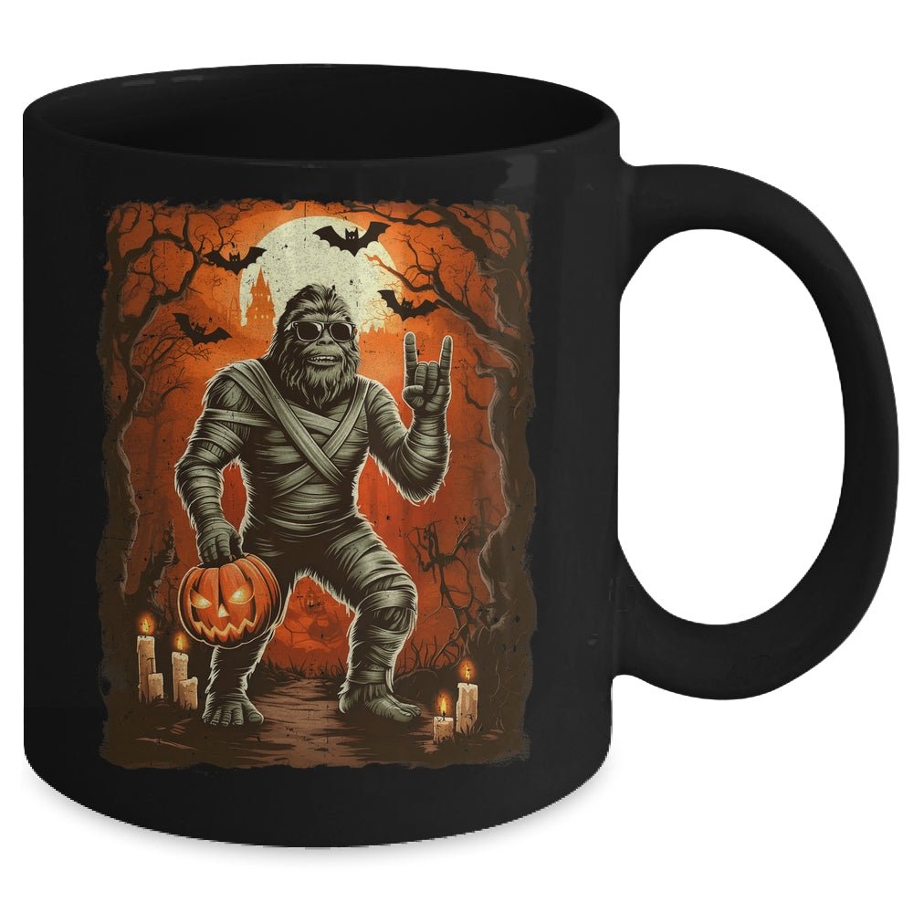 Funny Mummy Bigfoot Halloween Costumes Spooky Season Mens Mug | siriusteestore