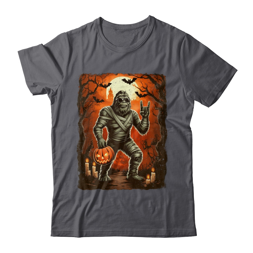 Funny Mummy Bigfoot Halloween Costumes Spooky Season Mens Shirt & Hoodie | siriusteestore