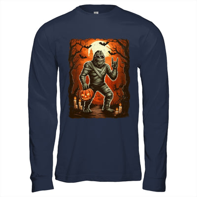 Funny Mummy Bigfoot Halloween Costumes Spooky Season Mens Shirt & Hoodie | siriusteestore