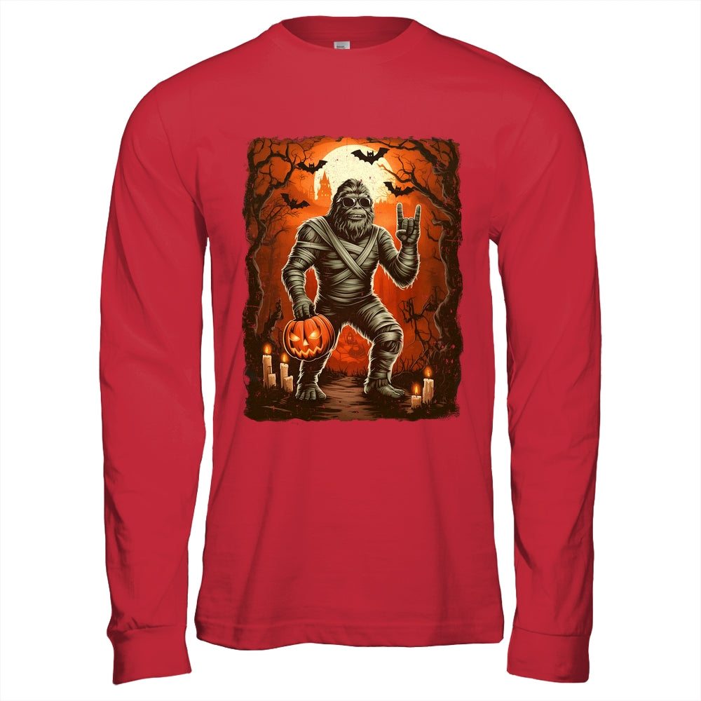 Funny Mummy Bigfoot Halloween Costumes Spooky Season Mens Shirt & Hoodie | siriusteestore