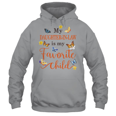 Funny My Daughter In Law Is My Favorite Child Family Butterfly Shirt & Tank Top | siriusteestore