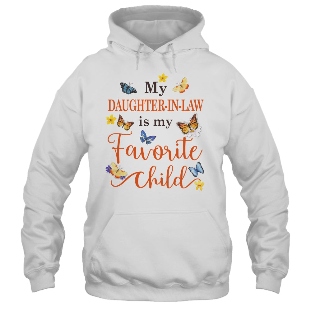 Funny My Daughter In Law Is My Favorite Child Family Butterfly Shirt & Tank Top | siriusteestore