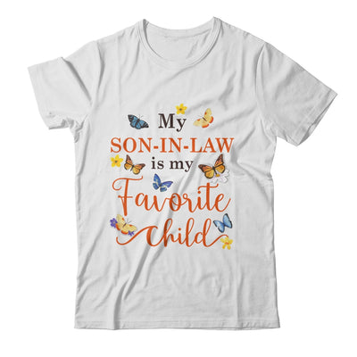 Funny My Son In Law Is My Favorite Child Family Butterfly Shirt & Tank Top | siriusteestore