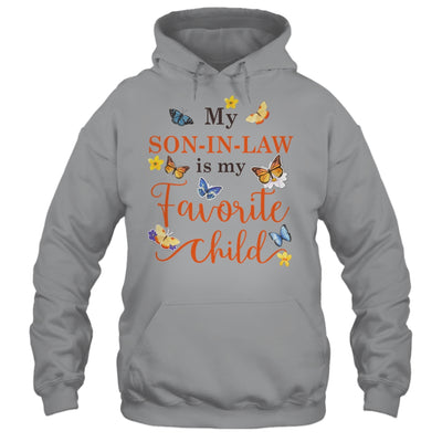 Funny My Son In Law Is My Favorite Child Family Butterfly Shirt & Tank Top | siriusteestore