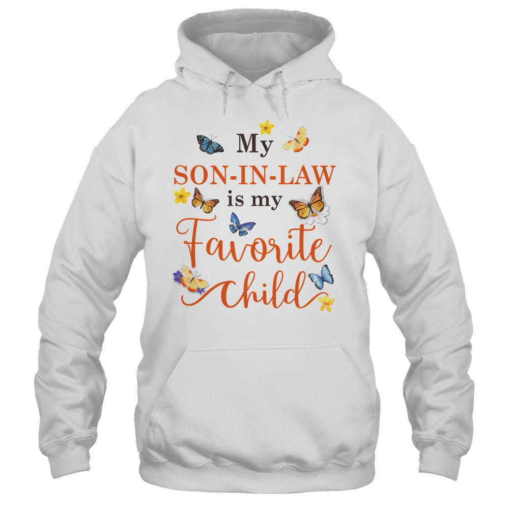 Funny My Son In Law Is My Favorite Child Family Butterfly Shirt & Tank Top | siriusteestore