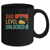 Funny New Dad Fathers Day Dad Level Unlocked Gaming Gamer Mug | siriusteestore