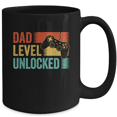 Funny New Dad Fathers Day Dad Level Unlocked Gaming Gamer Mug | siriusteestore
