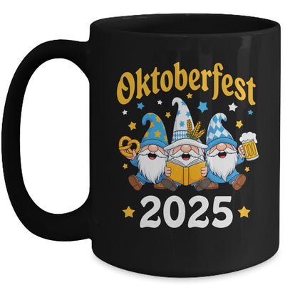 Funny Oktoberfest 2025 Gnome Beer Pretzel Wizard Bavarian Mug | siriusteestore