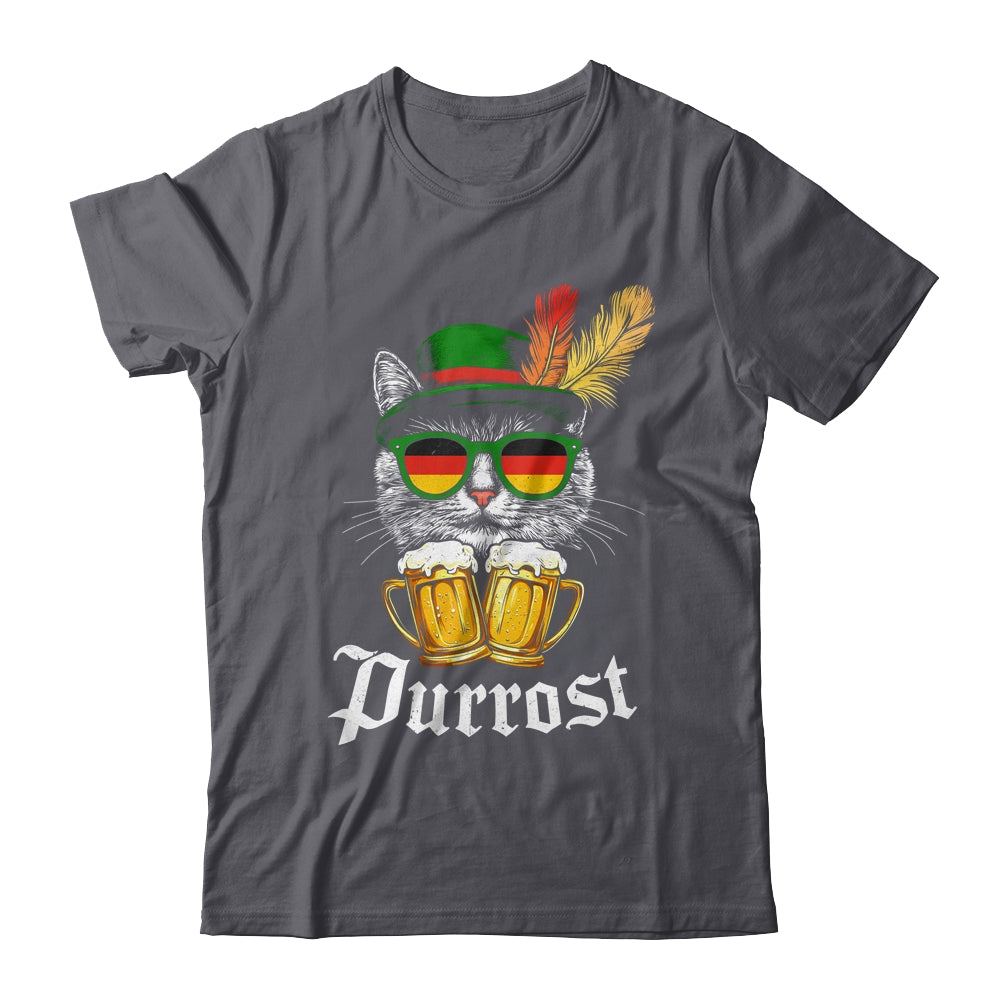 Funny Oktoberfest Cat Bavarian Drinking Beer Purrost Costume Shirt & Hoodie | siriusteestore