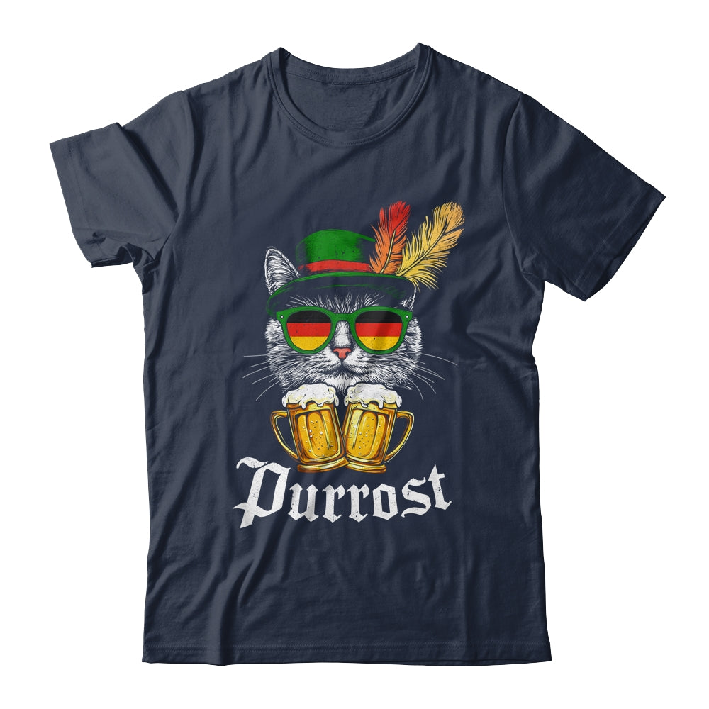 Funny Oktoberfest Cat Bavarian Drinking Beer Purrost Costume Shirt & Hoodie | siriusteestore