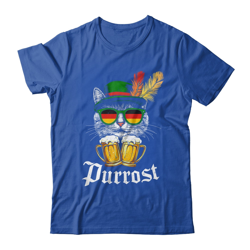 Funny Oktoberfest Cat Bavarian Drinking Beer Purrost Costume Shirt & Hoodie | siriusteestore