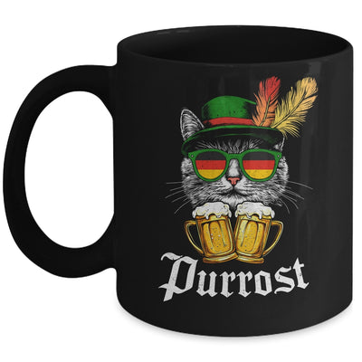 Funny Oktoberfest Cat Bavarian Drinking Beer Purrost Costume Mug | siriusteestore