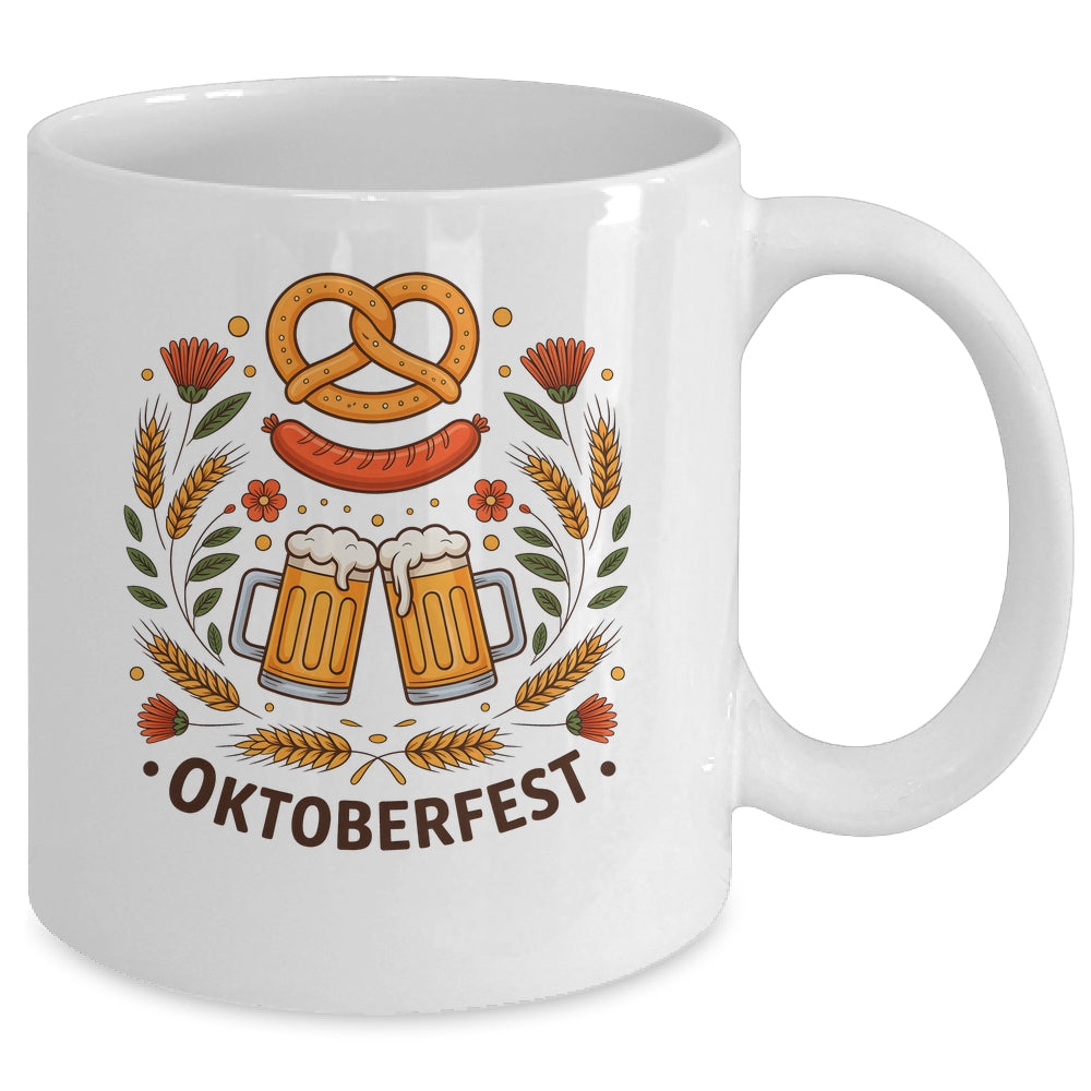 Funny Oktoberfest German Drinking Men Women Vintage Mug | siriusteestore