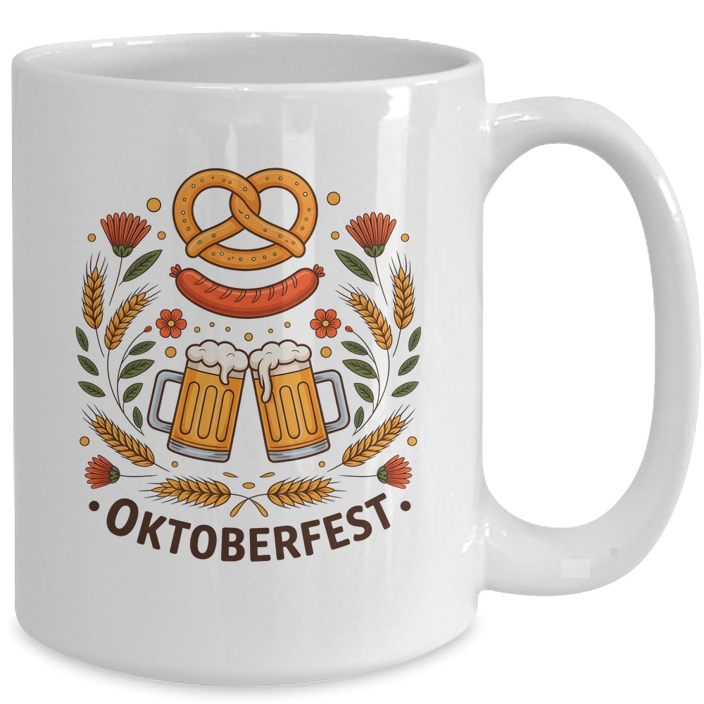 Funny Oktoberfest German Drinking Men Women Vintage Mug | siriusteestore