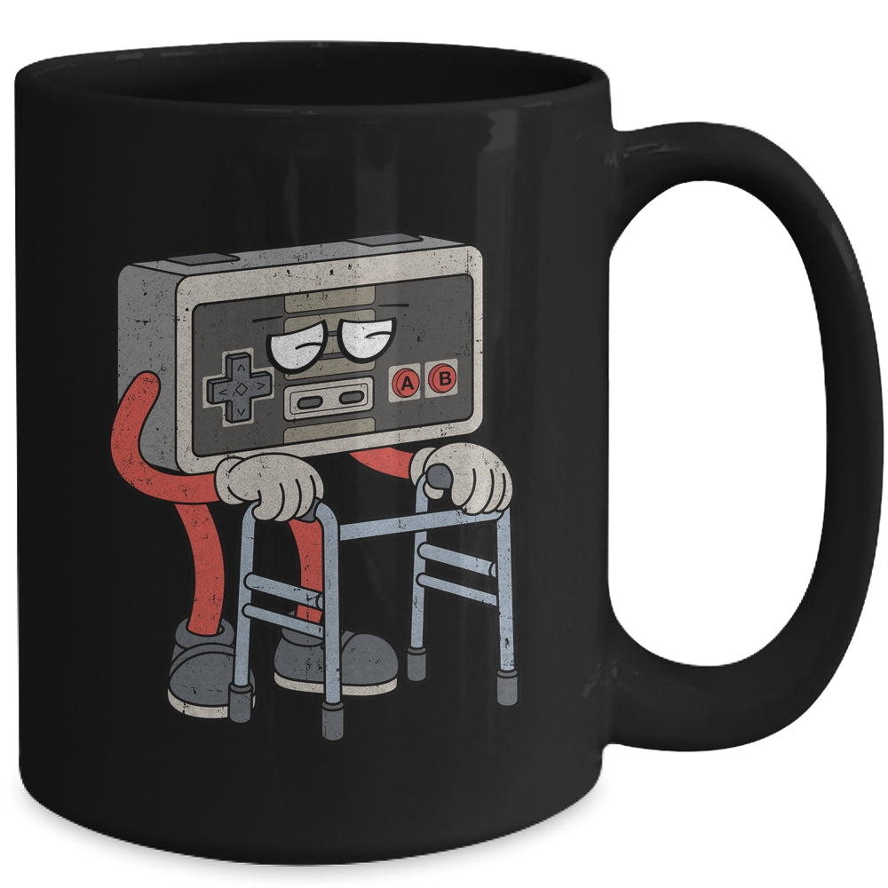 Funny Old Gamer Gaming Retro 80s 90s Video Game Old Gamer Mug | siriusteestore