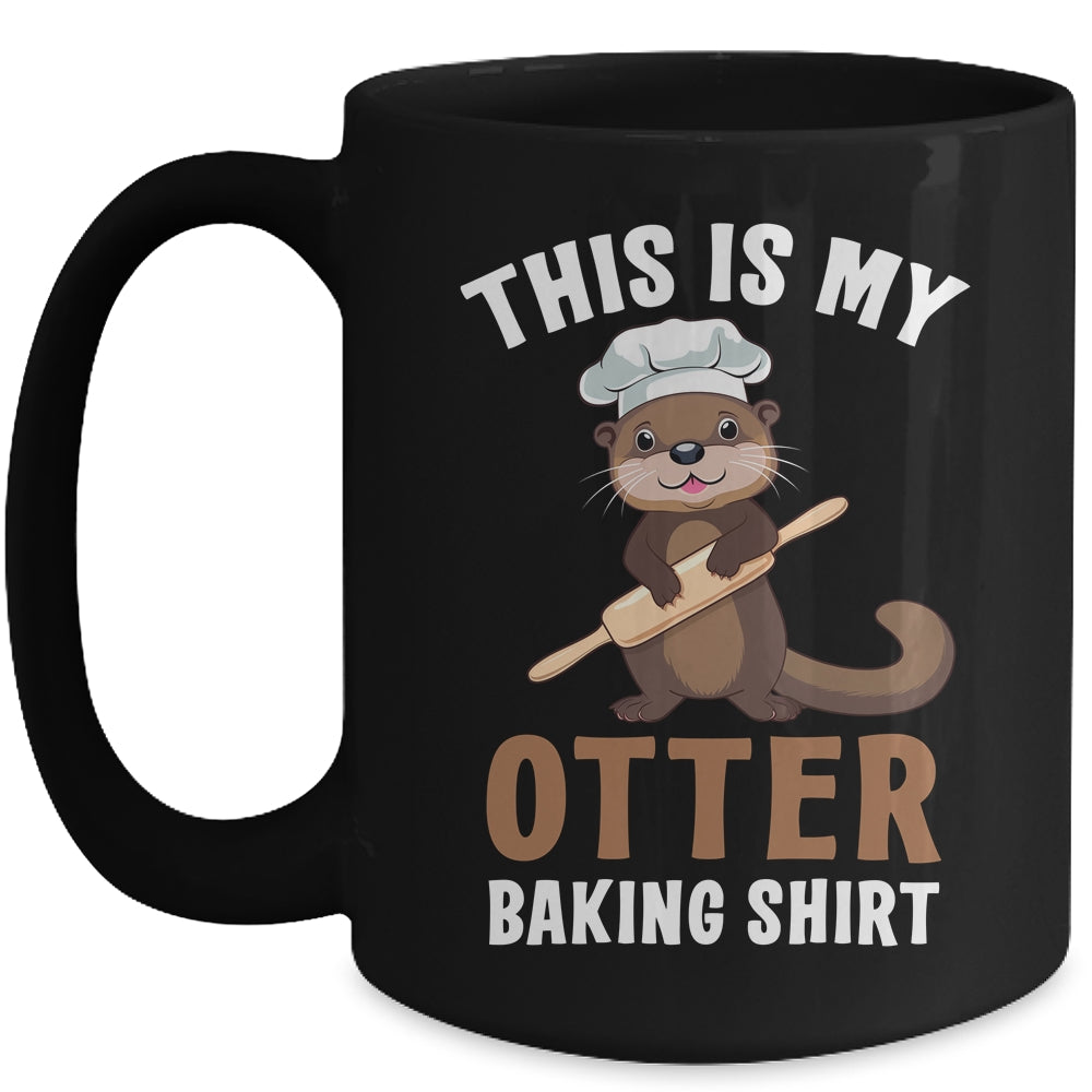 Funny Otter Baking Confectioner Chef Baker For Men Women Mug | siriusteestore