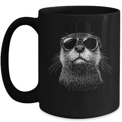 Funny Otter Sunglasses Otter Sea Lover Men Women Boys Mug | siriusteestore