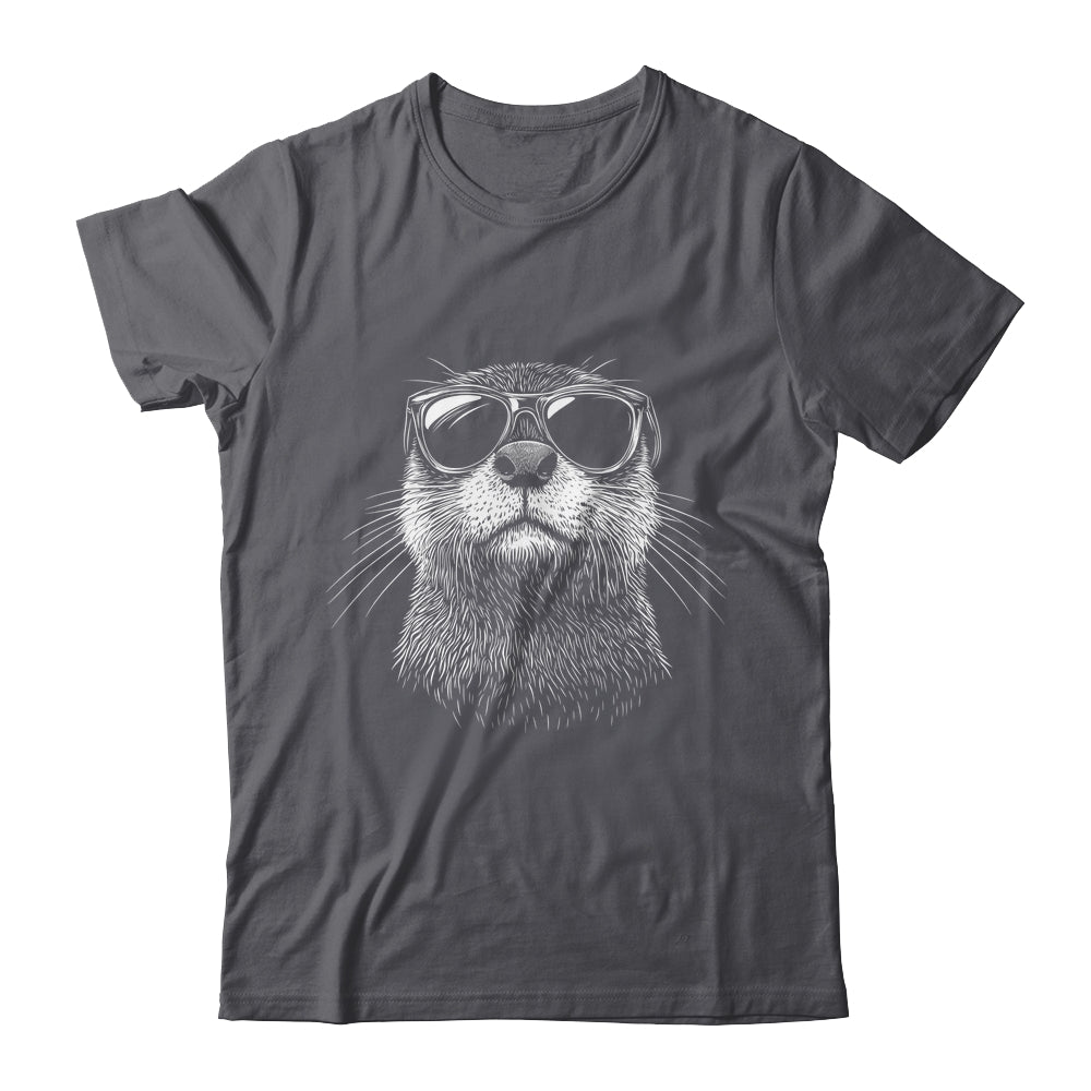 Funny Otter Sunglasses Otter Sea Lover Men Women Boys Shirt & Tank Top | siriusteestore