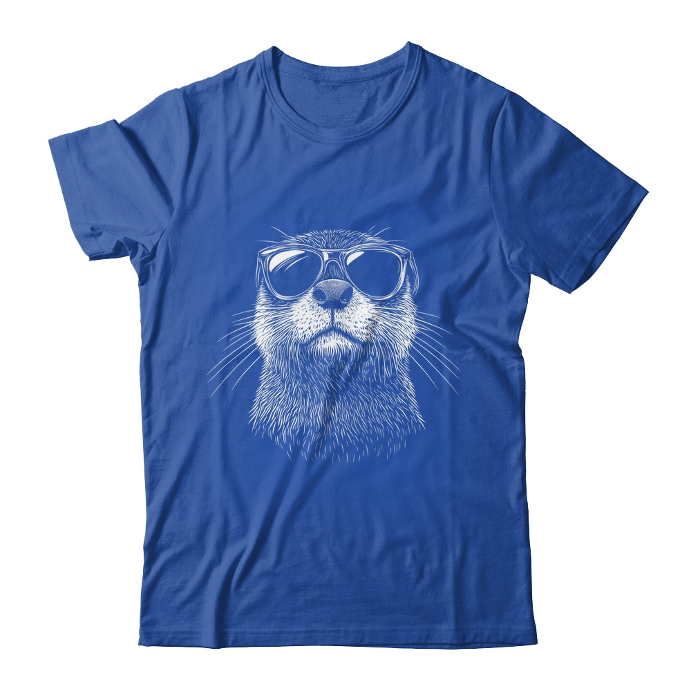 Funny Otter Sunglasses Otter Sea Lover Men Women Boys Shirt & Tank Top | siriusteestore