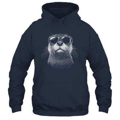 Funny Otter Sunglasses Otter Sea Lover Men Women Boys Shirt & Tank Top | siriusteestore