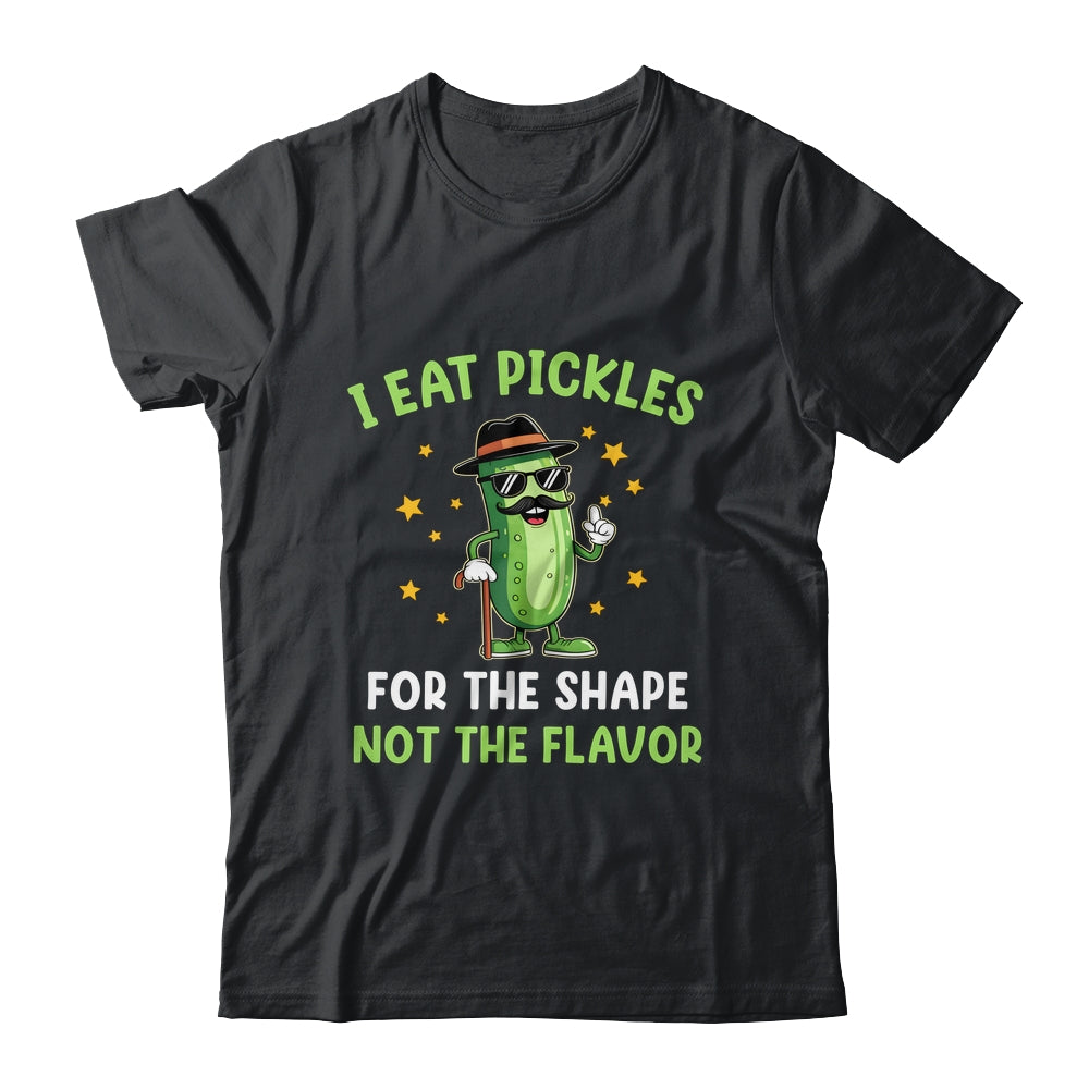 Funny Pickle I Eat Pickles For The Shape Inappropriate Meme Shirt & Tank Top | siriusteestore