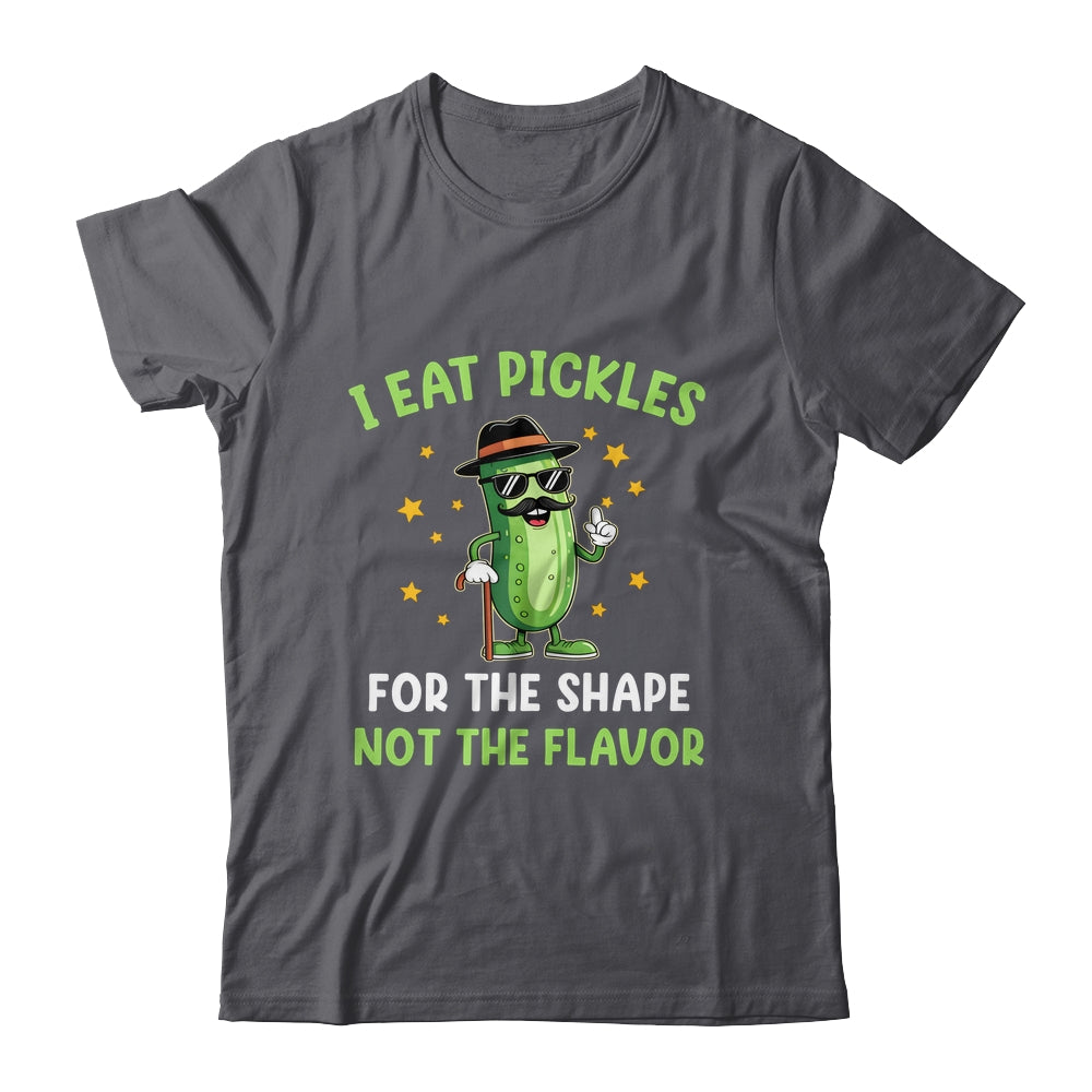 Funny Pickle I Eat Pickles For The Shape Inappropriate Meme Shirt & Tank Top | siriusteestore