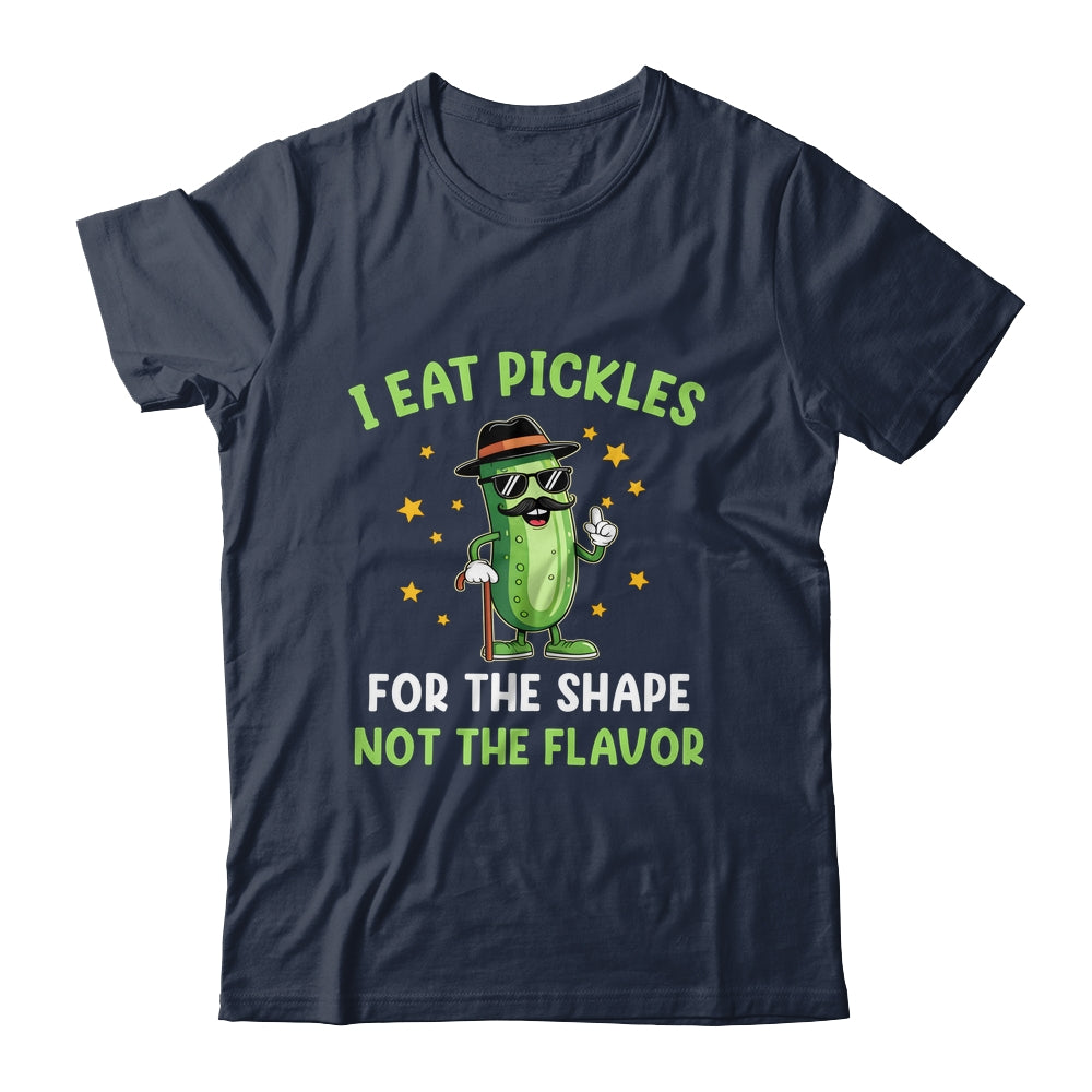 Funny Pickle I Eat Pickles For The Shape Inappropriate Meme Shirt & Tank Top | siriusteestore
